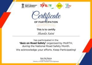 Road safety quiz 