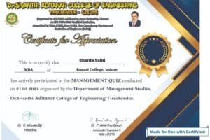 Free online certificate 