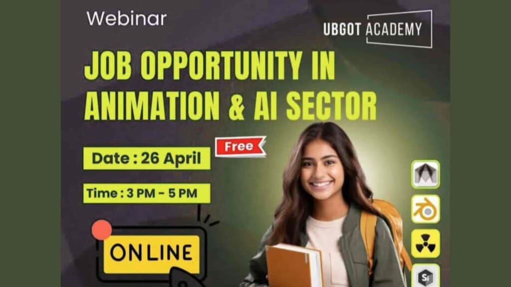 Webinar on Job Opportunity in Animation & AI Sector