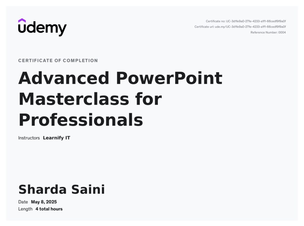 Advanced PowerPoint Masterclass for Professionals