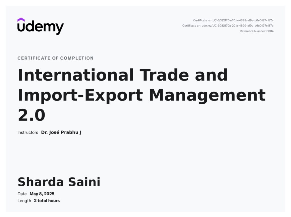 International Trade and Import-Export Management 2.0