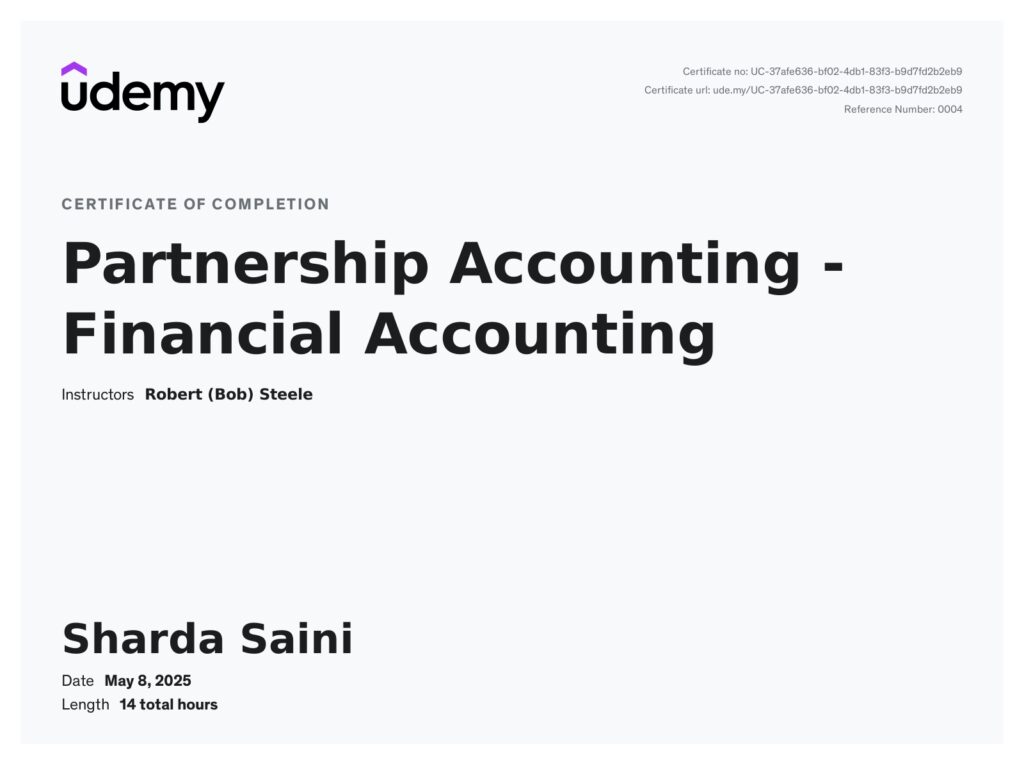 Partnership Accounting - Financial Accounting