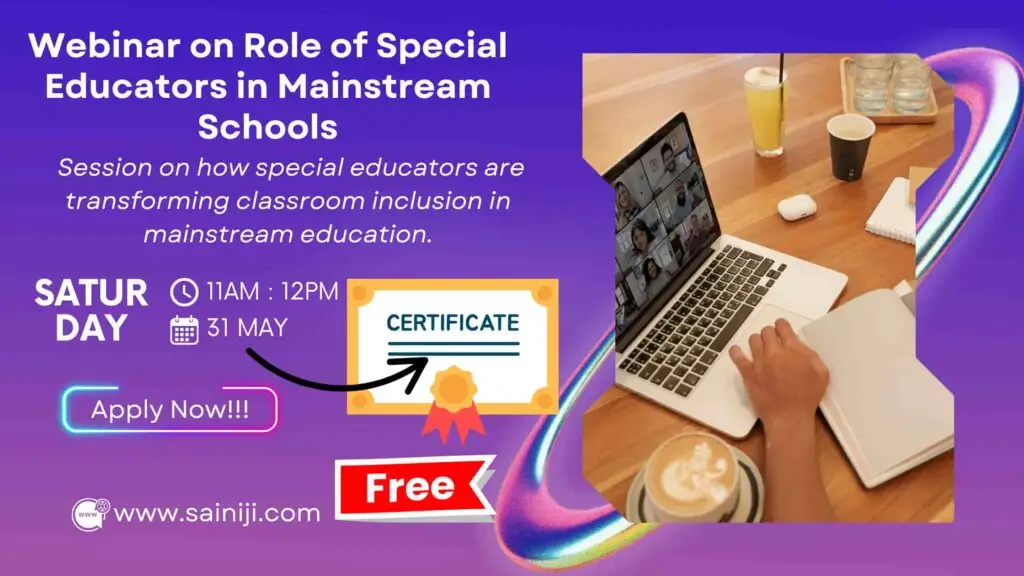 Role of Special Educators in Mainstream Schools