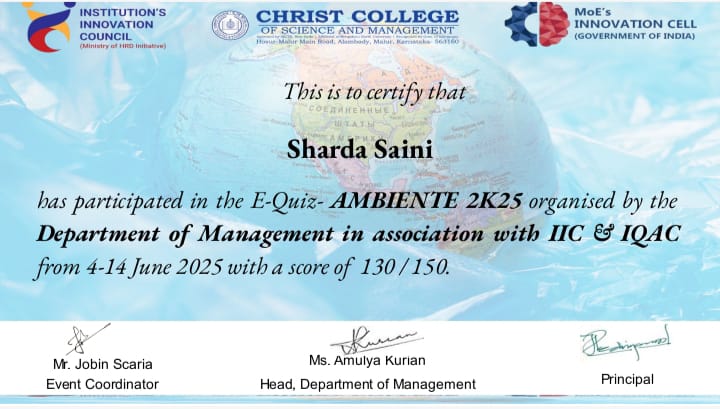 Quiz Competition on Ambiente 2025
