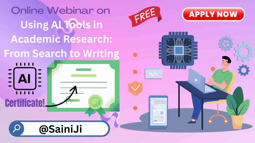 Webinar on Using AI Tools in Academic Research