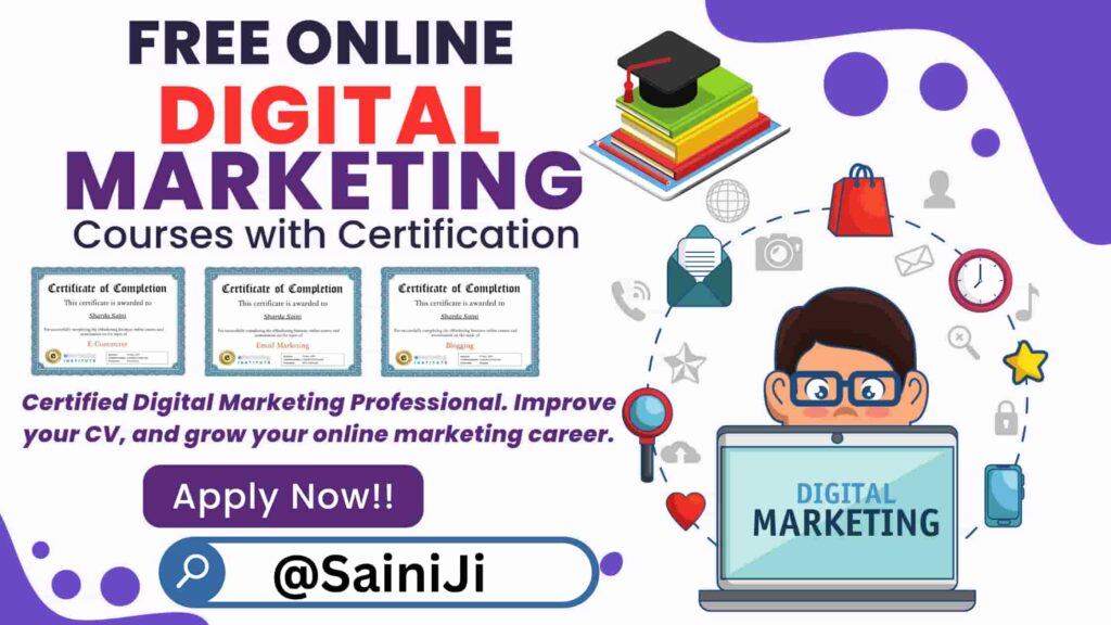 Free Online Digital Marketing Courses with Certification