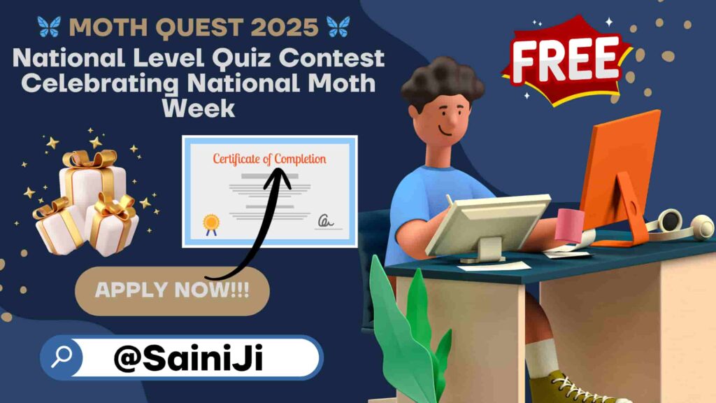 Online Quiz Contest on Moth Quest 2025.