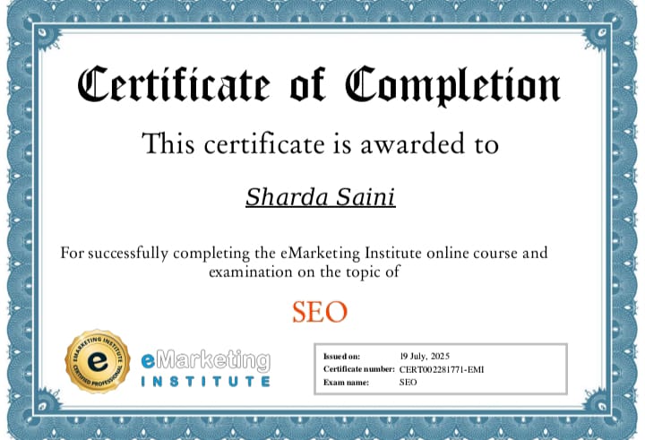 Search Engine Optimization Course with Certification