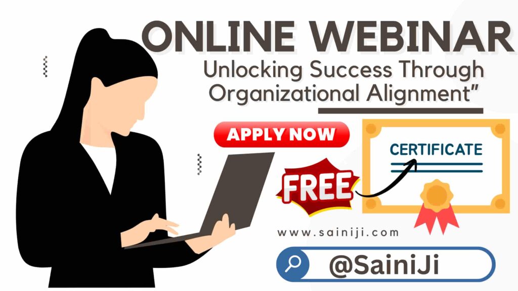 Webinar on Unlocking Success Through Organizational Alignment.