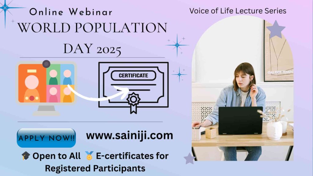 Webinar on World Population Day 2025.