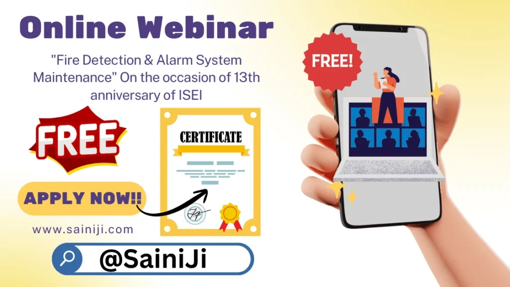 Webinar on Fire Detection and Alarm System Maintenance