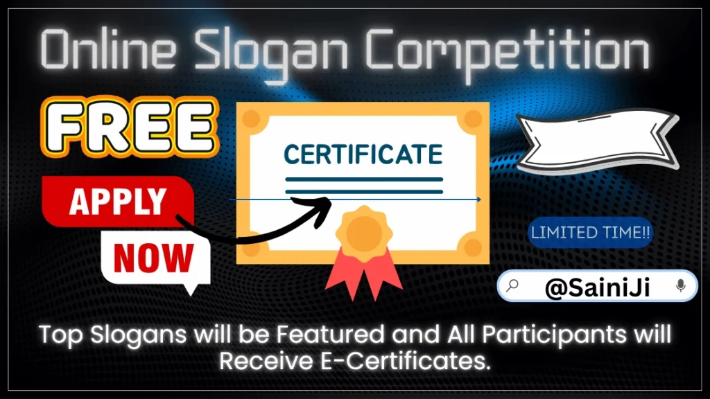 Online Slogan Competition Beat the Plastic Pollution