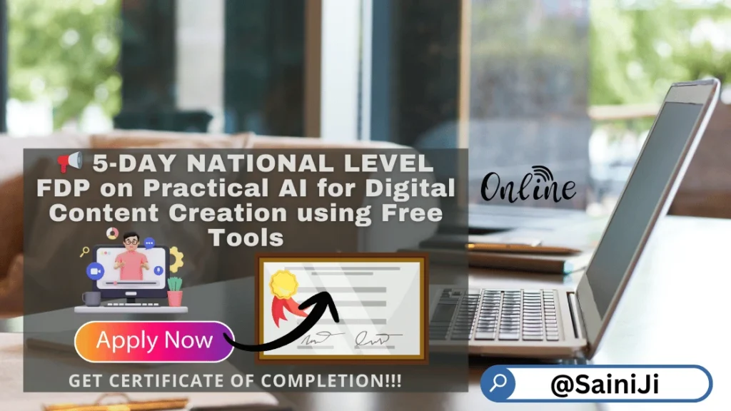 Practical AI for Digital Content Creation using Free Tools