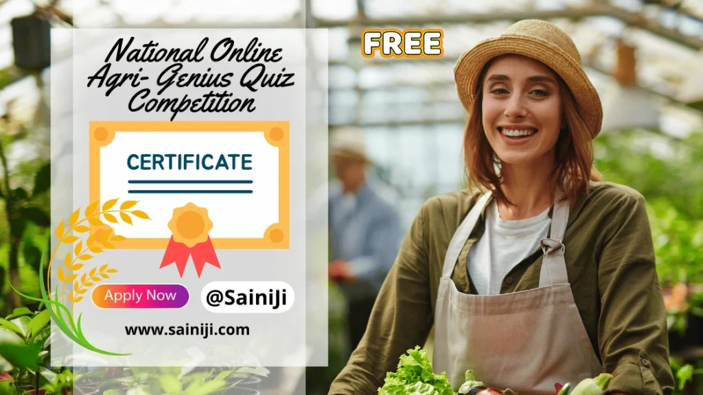 Quiz Competition on Agri Genius Certificate