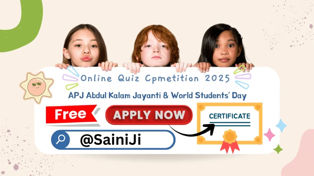 Quiz on APJ Abdul Kalam Jayanti Quiz on APJ Abdul Kalam Jayanti World Students Day