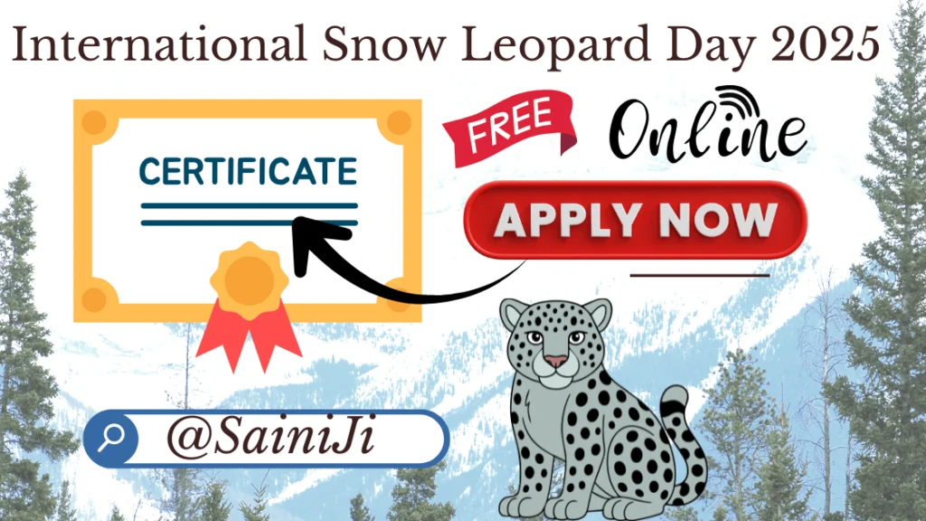 Quiz on International Snow Leopard Day Certificate Quiz on International Snow Leopard Day Certificate