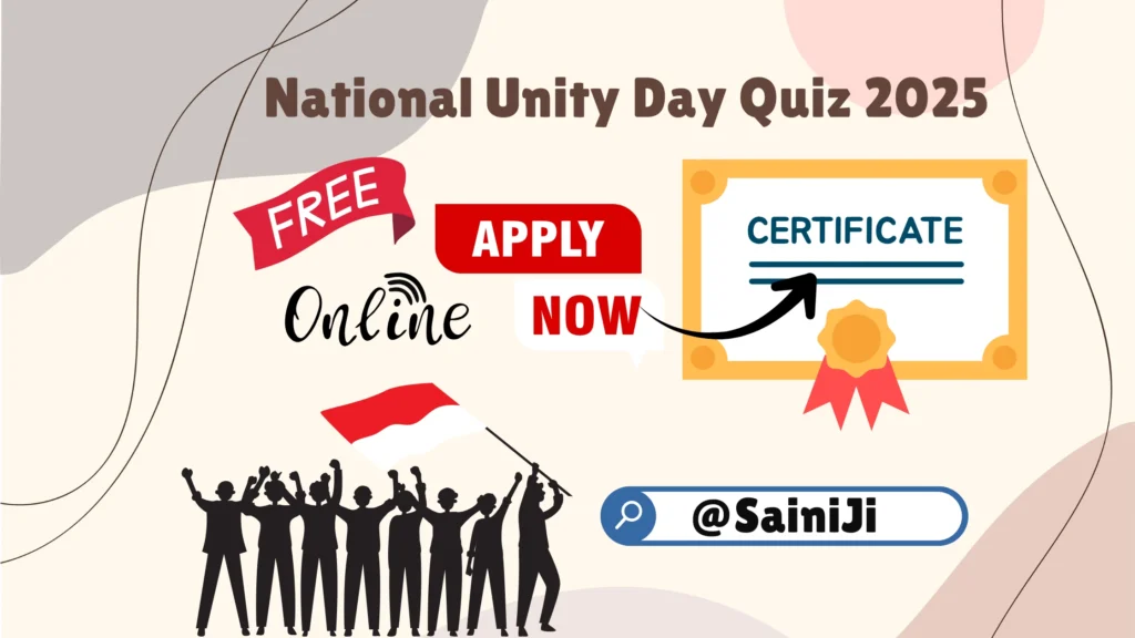 Quiz on National Unity Day Certificate Quiz on National Unity Day Certificate