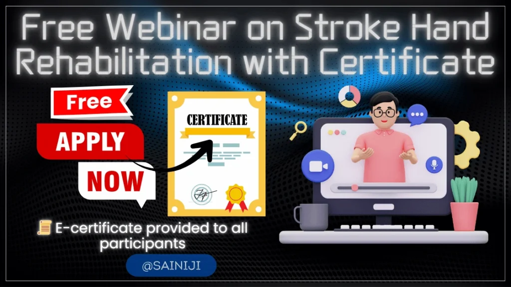 Webinar on Stroke Hand Rehabilitation Certificate