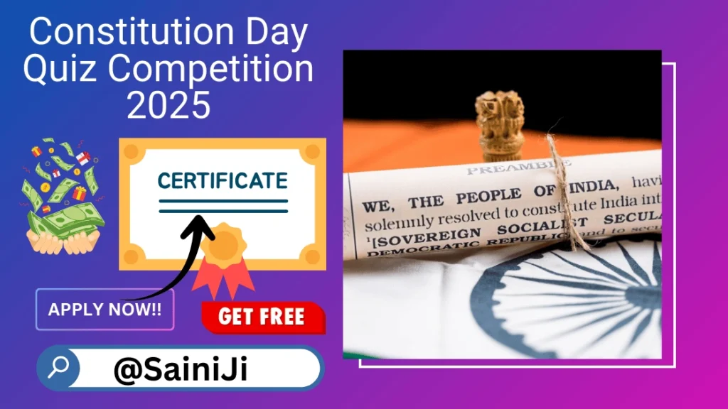 Constitution Day Online Quiz Competition 2025 Constitution Day Online Quiz Competition 2025