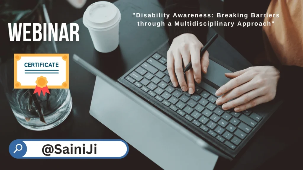 Webinar on Disability Awareness Certificate