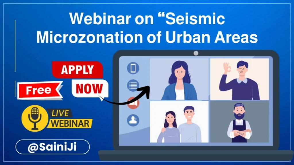 Webinar on Seismic Microzonation of Urban Areas