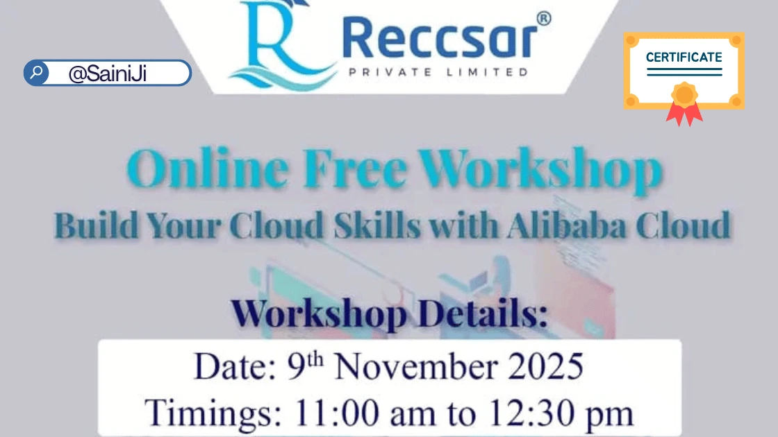 Free Online Workshop on Alibaba Cloud with Certificate