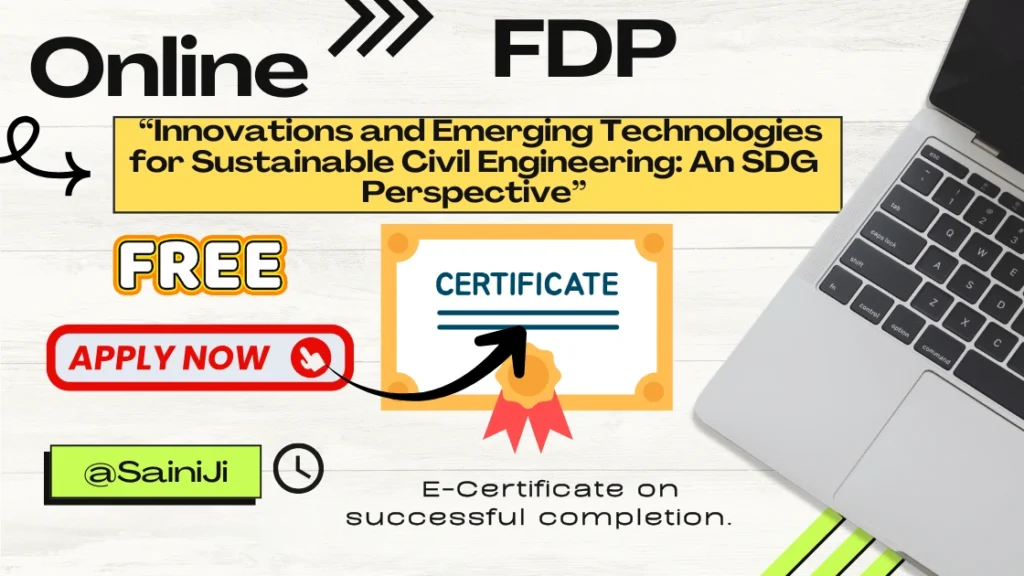 FDP on Sustainable Development Goals Certificate FDP on Sustainable Development Goals Certificate