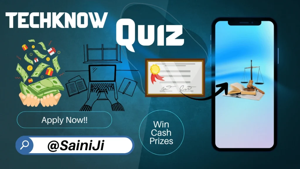 Quiz Competition on Techknow 2026 Certificate Quiz Competition on Techknow 2026 Certificate