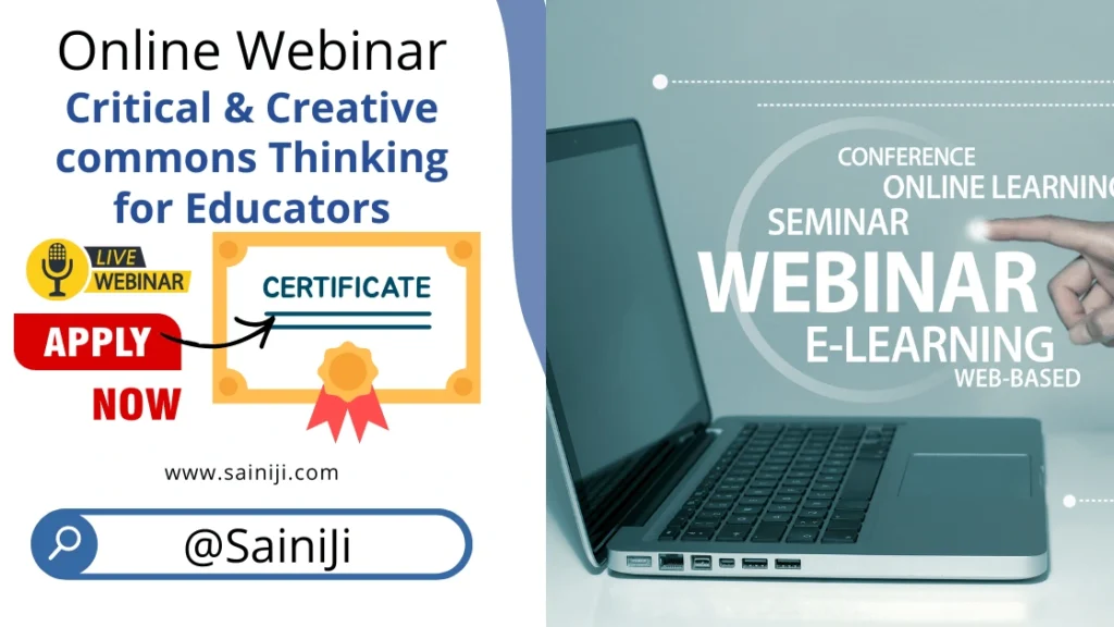Critical & Creative commons Thinking for Educators Critical & Creative commons Thinking for Educators