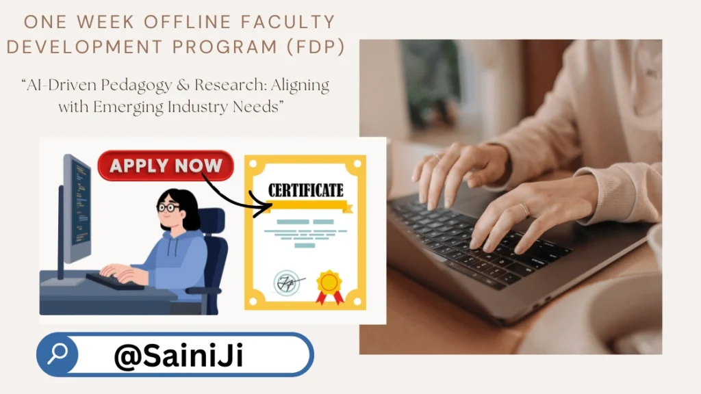 FDP on AI-Driven Pedagogy & Research Certificate FDP on AI-Driven Pedagogy & Research Certificate