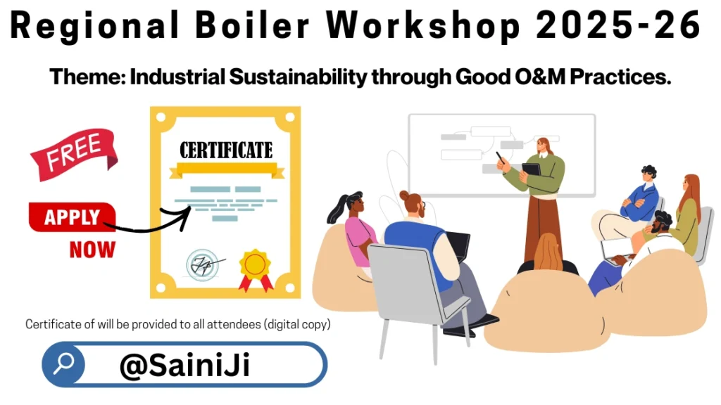 Workshop on Regional Boiler 2025-26 Certificate Workshop on Regional Boiler 2025-26 Certificate