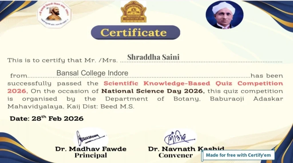 Quiz Competition on National Science Day 2026 Quiz Competition on National Science Day 2026