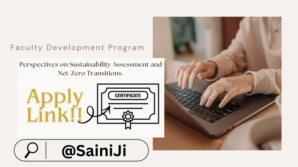 Sustainability Assessment and Net-Zero Transitions Sustainability Assessment and Net-Zero Transitions