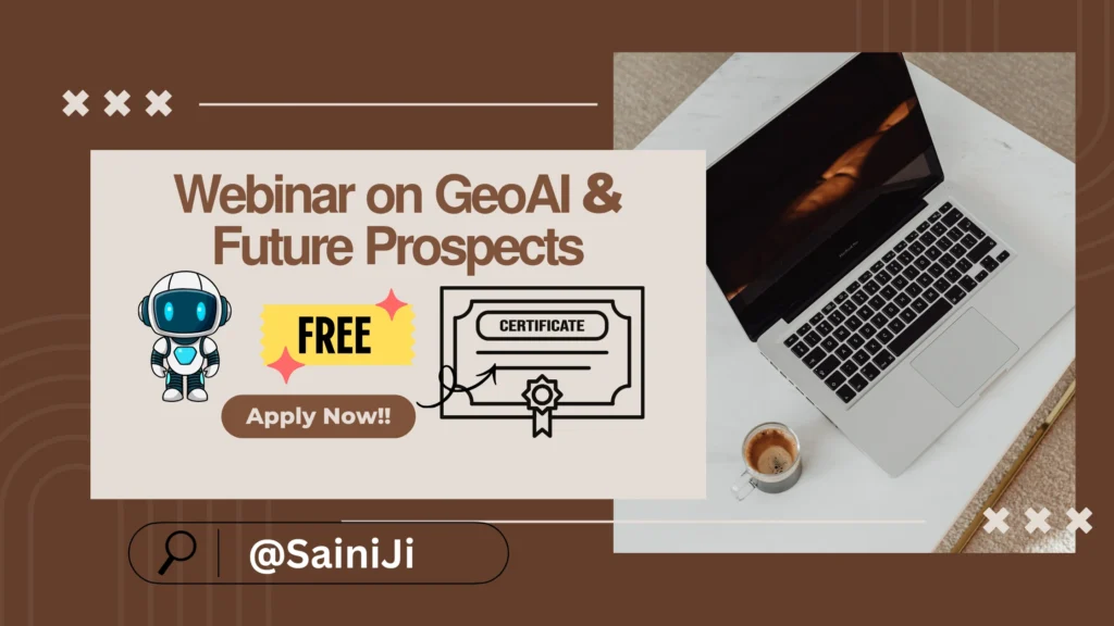  Webinar on GeoAI And Future Prospects Certificate