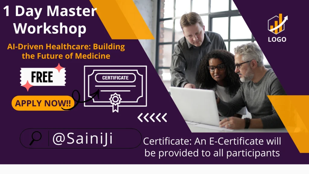 Online Workshop on AI Driven Healthcare with Certificate