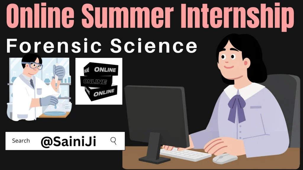 Internship on Forensic Science Certificate Internship on Forensic Science Certificate