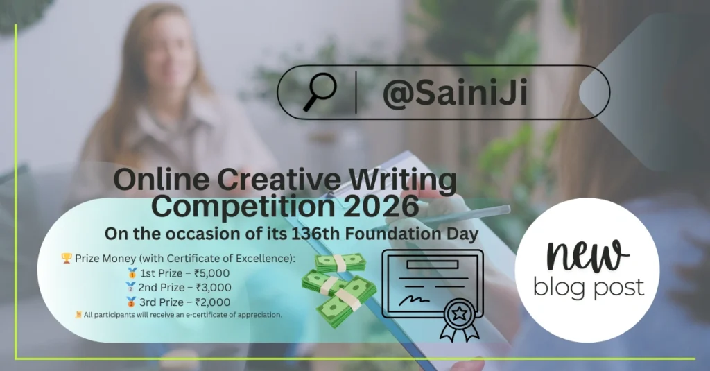 Online Creative Writing Competition 2026 Online Creative Writing Competition 2026