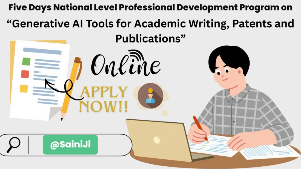 FDP on Generative AI Tools for Academic Writing FDP on Generative AI Tools for Academic Writing