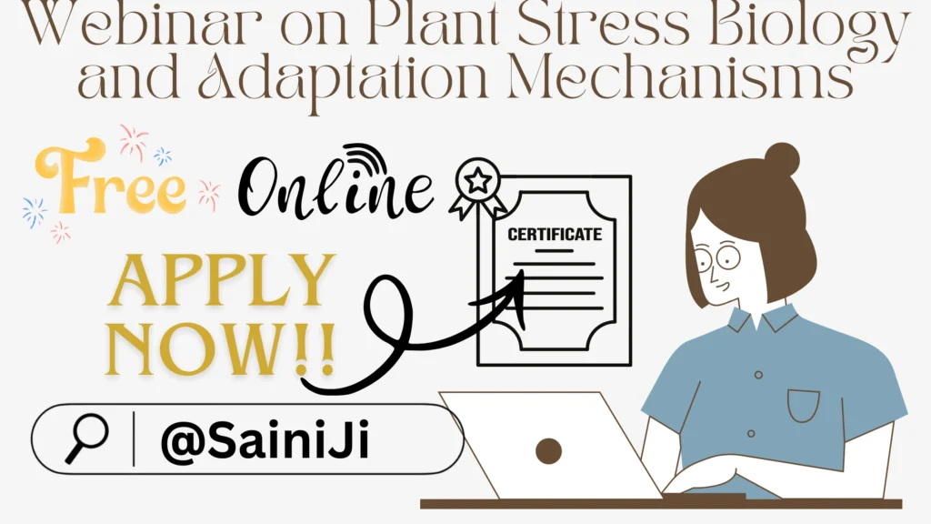 Plant Stress Biology and Adaptation Mechanisms Plant Stress Biology and Adaptation Mechanisms