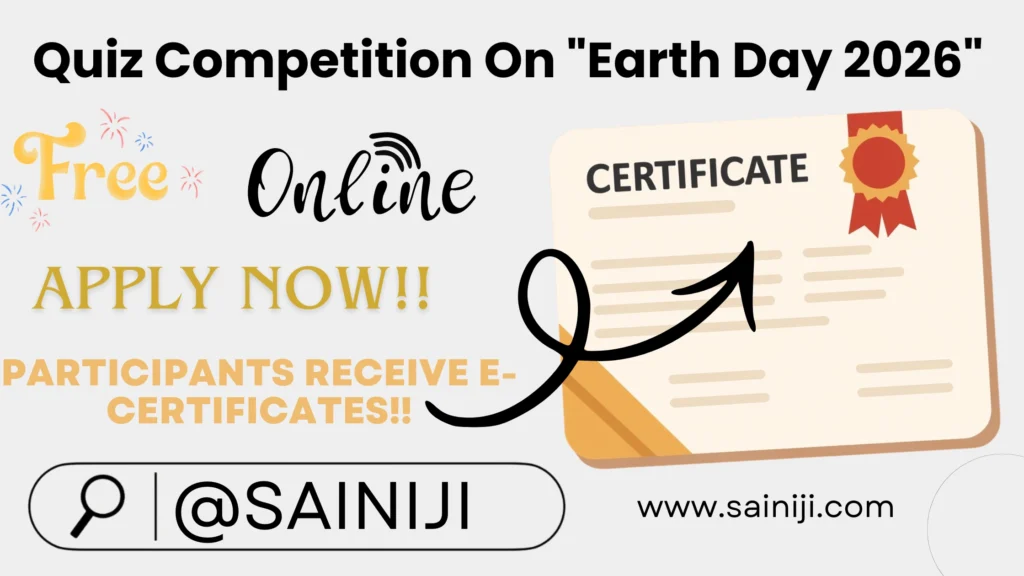 Quiz Competition On Earth Day 2026