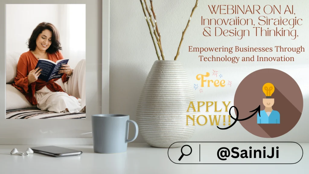 Webinar on Al-Innovation-Strategic & Design Thinking Webinar on Al-Innovation-Strategic & Design Thinking