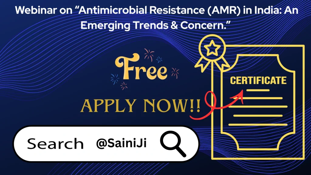 Webinar on Antimicrobial Resistance in India Webinar on Antimicrobial Resistance in India