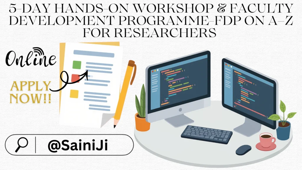 Online FDP on A–Z for Researchers Certificate Online FDP on A–Z for Researchers Certificate