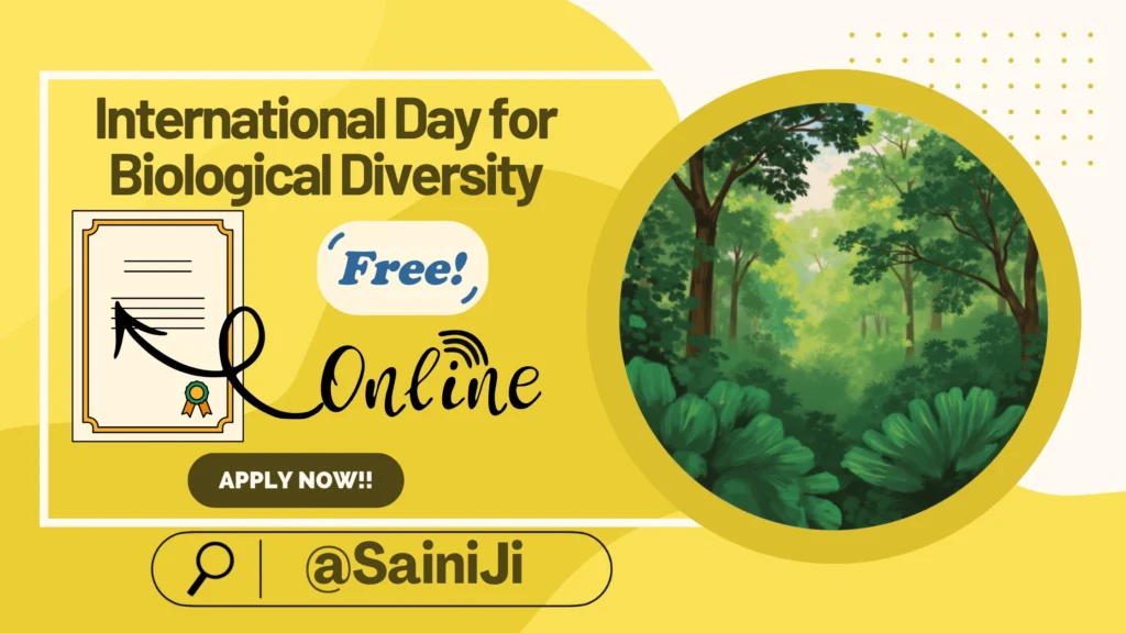 Online Quiz Competition on Biodiversity Certificate Online Quiz Competition on Biodiversity Certificate