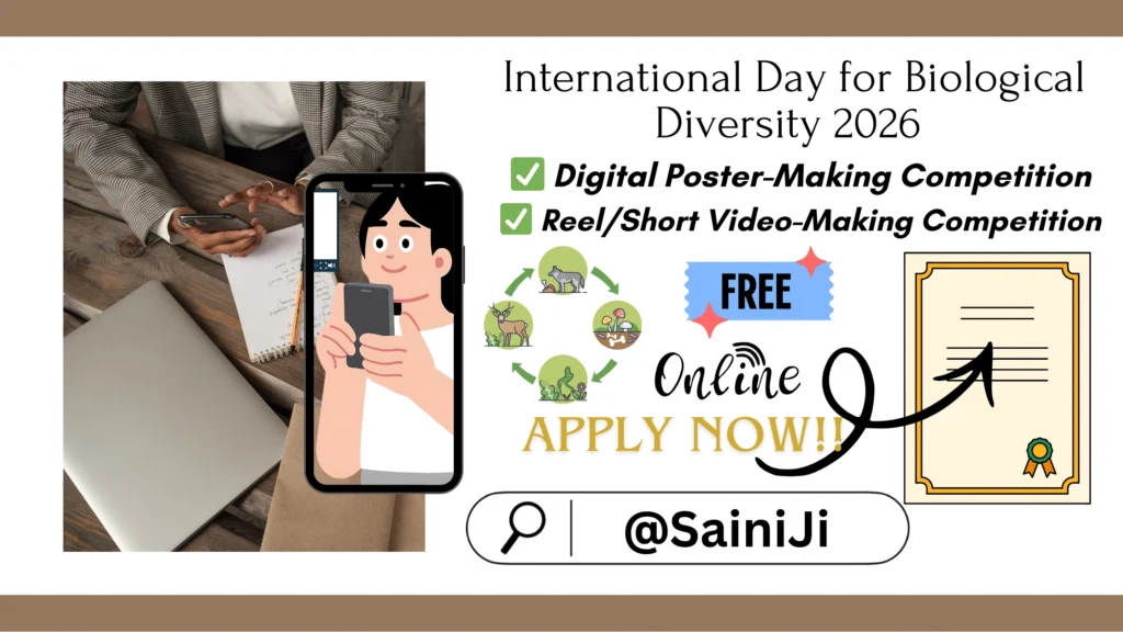 Poster Making & Short Video-Making Competition with Certificate