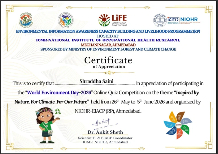 Quiz Competition on World Environment Day 2026