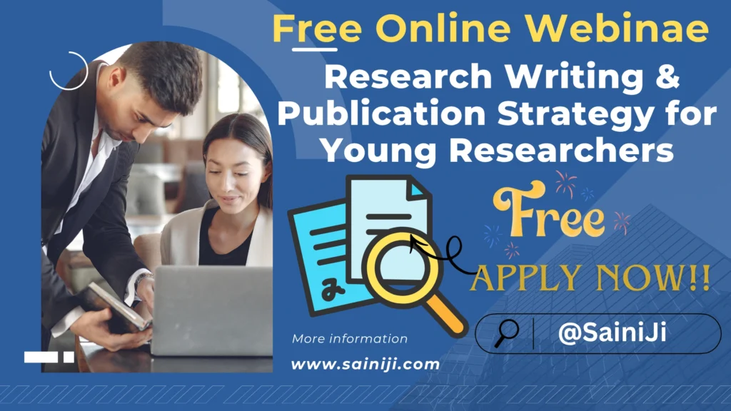 Research Writing & Publication Strategy for Young Researchers Research Writing & Publication Strategy for Young Researchers
