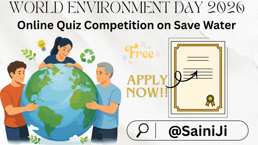 Online Quiz Competition on Save Water