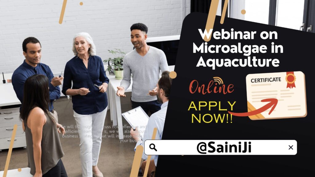 Webinar on Microalgae in Aquaculture