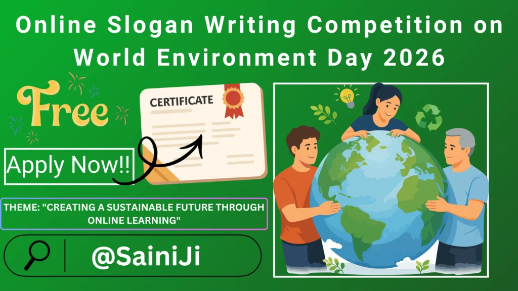 Slogan Writing Competition on World Environment Day